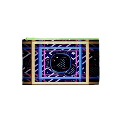 Abstract Sphere Room 3d Design Cosmetic Bag (xs) by Nexatart