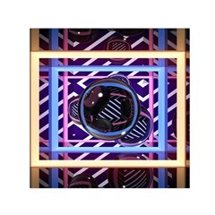 Abstract Sphere Room 3d Design Small Satin Scarf (square) by Nexatart