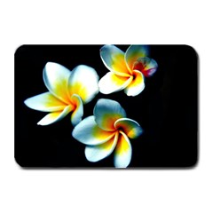 Flowers Black White Bunch Floral Plate Mats by Nexatart