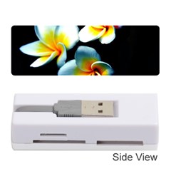 Flowers Black White Bunch Floral Memory Card Reader (stick)  by Nexatart