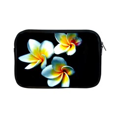 Flowers Black White Bunch Floral Apple Ipad Mini Zipper Cases by Nexatart