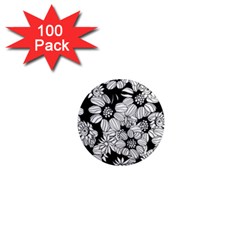 Mandala Calming Coloring Page 1  Mini Magnets (100 Pack)  by Nexatart