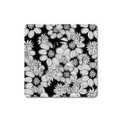 Mandala Calming Coloring Page Square Magnet by Nexatart