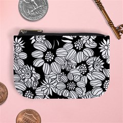 Mandala Calming Coloring Page Mini Coin Purses by Nexatart