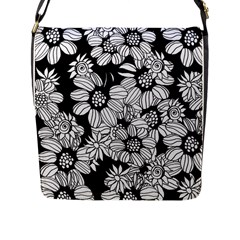 Mandala Calming Coloring Page Flap Messenger Bag (l)  by Nexatart