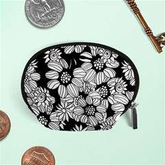 Mandala Calming Coloring Page Accessory Pouches (small)  by Nexatart