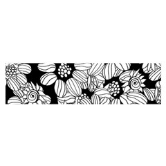 Mandala Calming Coloring Page Satin Scarf (oblong) by Nexatart