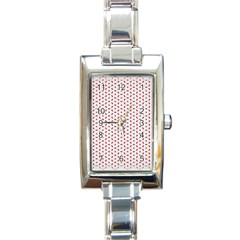 Motif Pattern Decor Backround Rectangle Italian Charm Watch by Nexatart