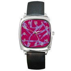 Background Vector Texture Pattern Square Metal Watch by Nexatart