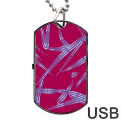 Background Vector Texture Pattern Dog Tag Usb Flash (one Side) by Nexatart