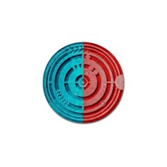 Vector Watch Texture Red Blue Golf Ball Marker (4 Pack) by Nexatart