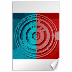 Vector Watch Texture Red Blue Canvas 20  X 30   by Nexatart