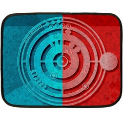 Vector Watch Texture Red Blue Fleece Blanket (mini) by Nexatart