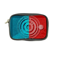 Vector Watch Texture Red Blue Coin Purse by Nexatart