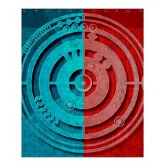 Vector Watch Texture Red Blue Shower Curtain 60  X 72  (medium) 