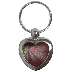 Pattern Flower Background Wallpaper Key Chains (heart)  by Nexatart