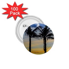 Palm Trees Against Sunset Sky 1 75  Buttons (100 Pack)  by dflcprints