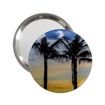 Palm Trees Against Sunset Sky 2.25  Handbag Mirrors Front