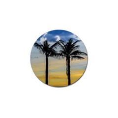 Palm Trees Against Sunset Sky Golf Ball Marker (10 Pack) by dflcprints