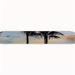 Palm Trees Against Sunset Sky Small Bar Mats 24 x4  Bar Mat