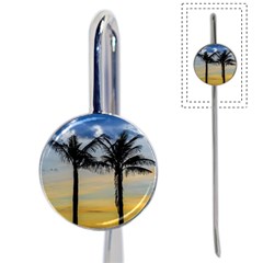 Palm Trees Against Sunset Sky Book Mark by dflcprints