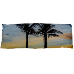 Palm Trees Against Sunset Sky Body Pillow Case Dakimakura (two Sides) by dflcprints