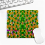 Jungle Love In Fantasy Landscape Of Freedom Peace Large Mousepads Front