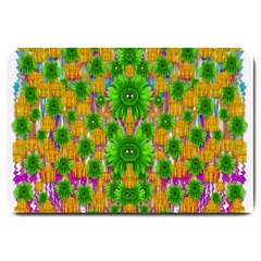 Jungle Love In Fantasy Landscape Of Freedom Peace Large Doormat 