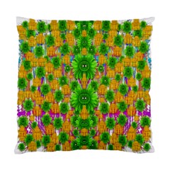 Jungle Love In Fantasy Landscape Of Freedom Peace Standard Cushion Case (two Sides) by pepitasart