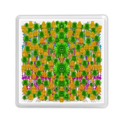 Jungle Love In Fantasy Landscape Of Freedom Peace Memory Card Reader (square)  by pepitasart