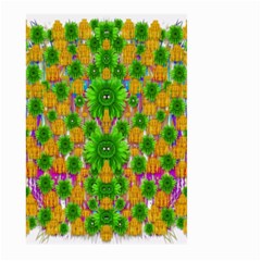 Jungle Love In Fantasy Landscape Of Freedom Peace Large Garden Flag (two Sides) by pepitasart