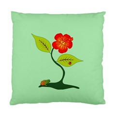 Plant And Flower Standard Cushion Case (one Side) by linceazul