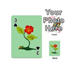 Plant And Flower Playing Cards 54 (Mini)  Front - Spade3