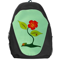 Plant And Flower Backpack Bag by linceazul