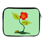 Plant And Flower Apple iPad 2/3/4 Zipper Cases Front