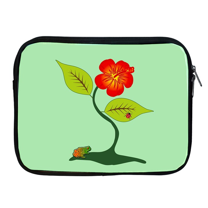 Plant And Flower Apple iPad 2/3/4 Zipper Cases