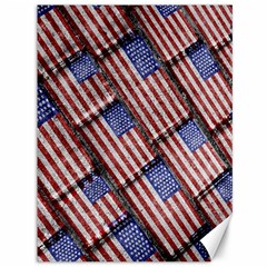 Usa Flag Grunge Pattern Canvas 36  X 48   by dflcprints