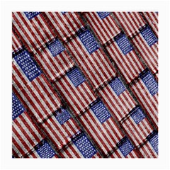 Usa Flag Grunge Pattern Medium Glasses Cloth (2-side) by dflcprints