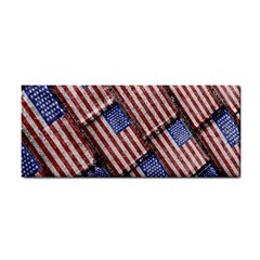 Usa Flag Grunge Pattern Cosmetic Storage Cases by dflcprints