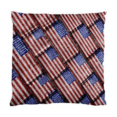 Usa Flag Grunge Pattern Standard Cushion Case (one Side) by dflcprints