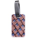 Usa Flag Grunge Pattern Luggage Tags (Two Sides) Front