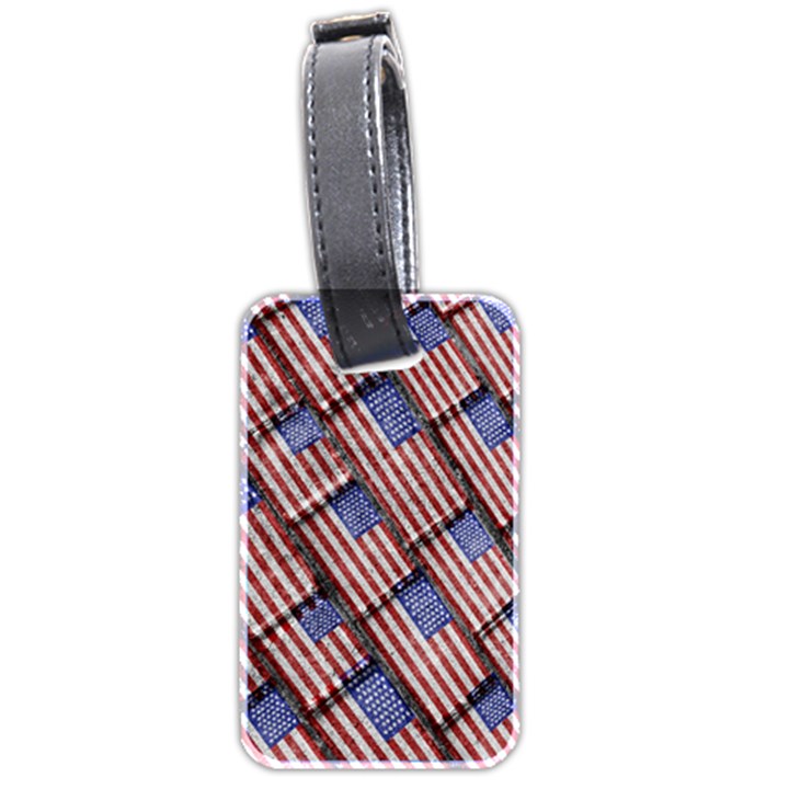 Usa Flag Grunge Pattern Luggage Tags (Two Sides)