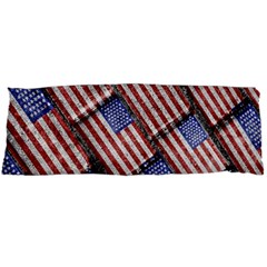 Usa Flag Grunge Pattern Body Pillow Case Dakimakura (two Sides) by dflcprints