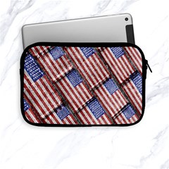 Usa Flag Grunge Pattern Apple Ipad Mini Zipper Cases by dflcprints