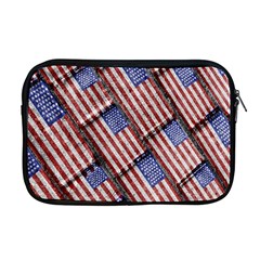 Usa Flag Grunge Pattern Apple Macbook Pro 17  Zipper Case by dflcprints