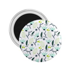 Hand Drawm Seamless Floral Pattern 2 25  Magnets