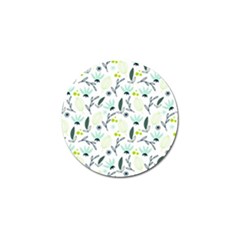 Hand Drawm Seamless Floral Pattern Golf Ball Marker (4 Pack) by TastefulDesigns