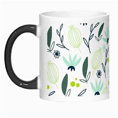 Hand Drawm Seamless Floral Pattern Morph Mugs by TastefulDesigns