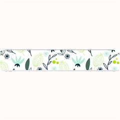 Hand Drawm Seamless Floral Pattern Small Bar Mats by TastefulDesigns