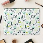 Hand drawm seamless floral pattern Cosmetic Bag (XL) Back